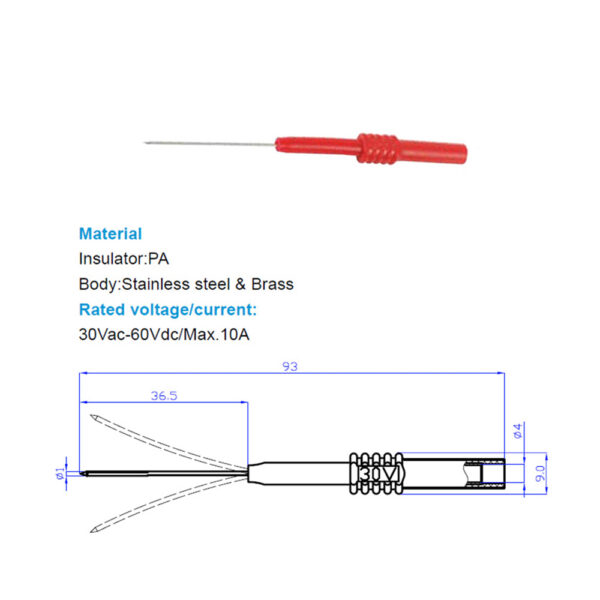 Measuring Tips - Banana 4mm Standard - Image 4