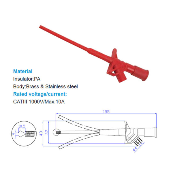 Measuring Tips - Banana 4mm Standard - Image 6